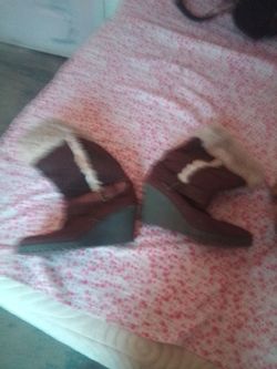 Brown boots