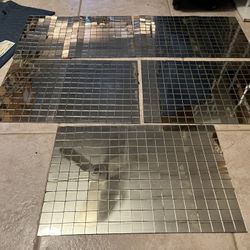5 Oversized Crafting  Sheets Of Mirrored Tiles For I Crafting $10 For All 