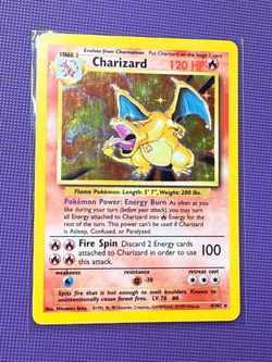 Charizard 4/102 Holo Pokemon Base Set 1999 Wotc Vintage LP Original Owner