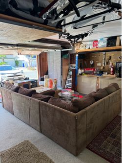 Brown Sectional Couch - Extremely Comfortable!