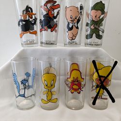 $20 Each - 6 Vintage 1973 Warner Bros Inc Pepsi Collectors Glasses - Pickup in 91706