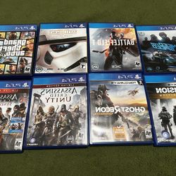 PS4 Games 10 Each