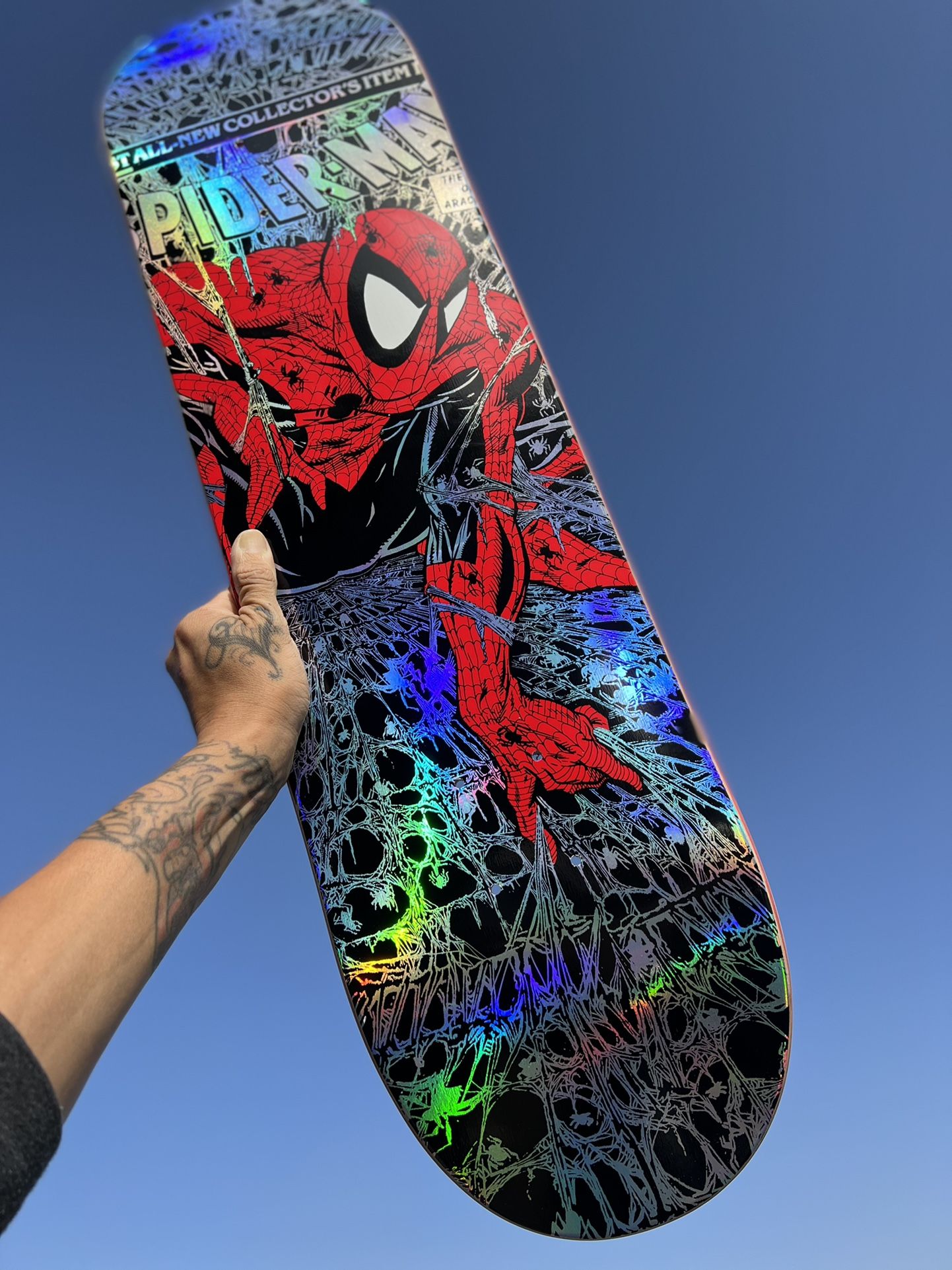 HUF MARVEL スパイダーマン スケートボード デッキ ハフ