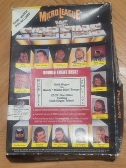 WWF Micro Leaue double disk event for IBM computer