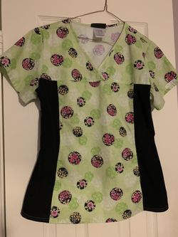 Ladybug Scrub Top