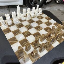 Real Onyx Chess Set