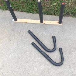 Two Different Surfboard Racks