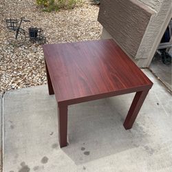 Brown side table