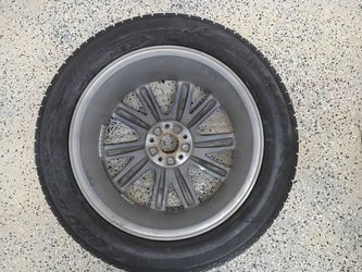 Alloy wheel with tire
