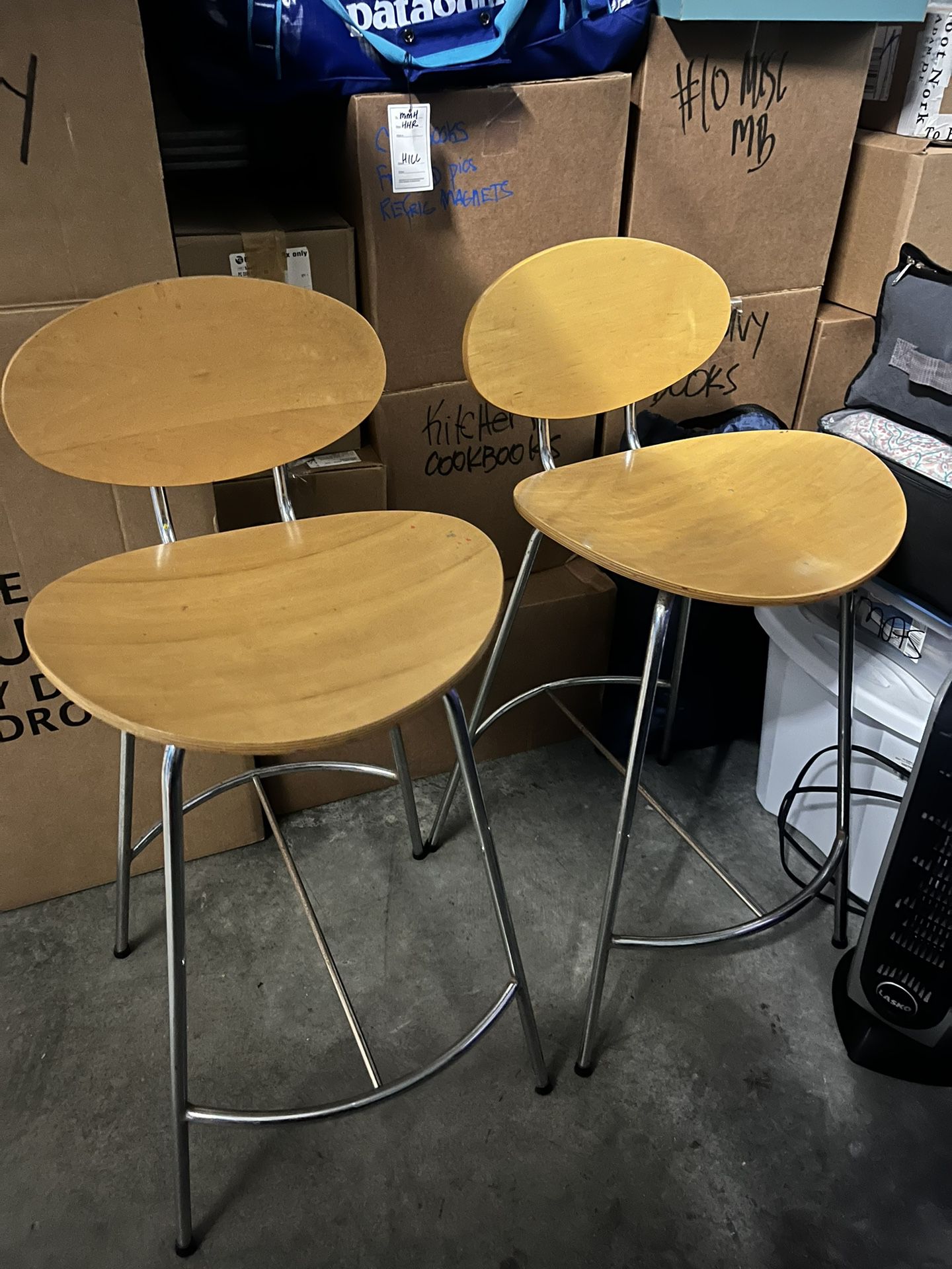 2 Counter Stools - Room & Board - Maple