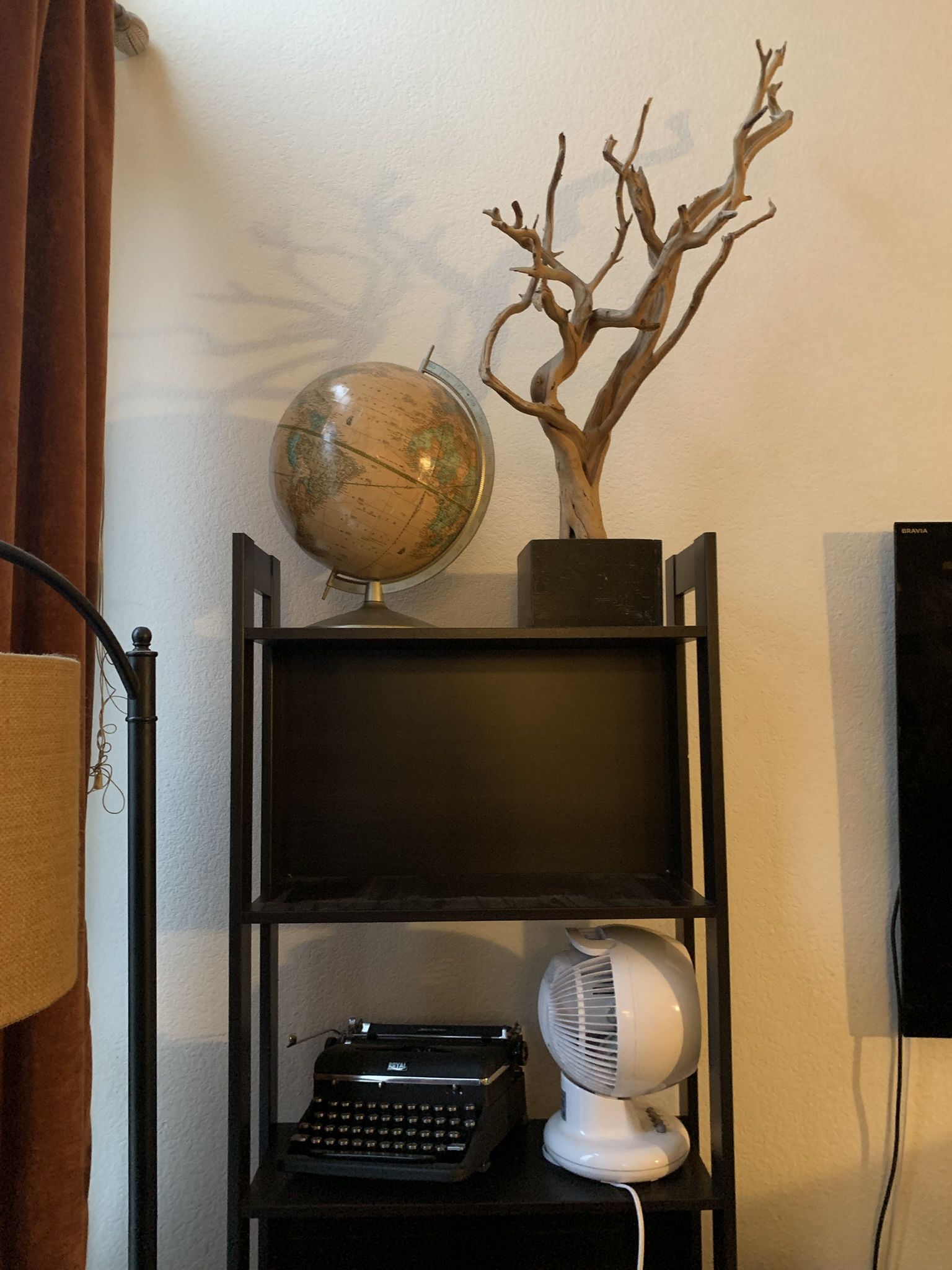 Selling Wooden Black Shelf