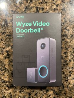 Wyze video doorbell (wired)