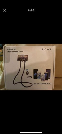 UNIVERSAL MOBILE PHONE STAND by B-LAND - Multiple Compatibility - BLACK - NEW! - Picture 1 of 13 UNIVERSAL MOBILE PHONE STAND by B-LAND - Multiple Com