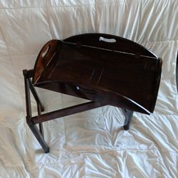 Table..Mahogany Antique English Butler's 