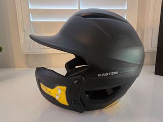 Easton Baseball Batting Helmet with Face Guard – Black