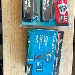 Makita 18 V LXG brushless impact driver and Makita 3.0 18 V lithium ion battery pack