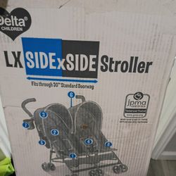 Double Stroller and Stroller W Carseat