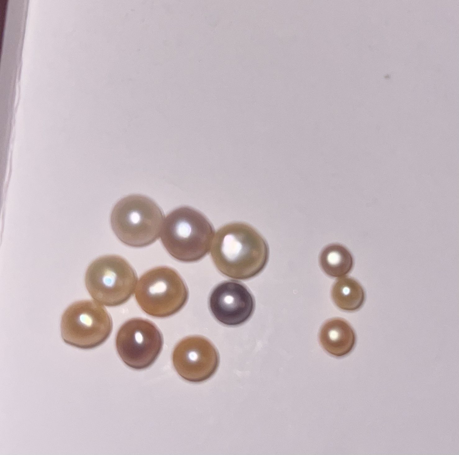 Pearls (12 Flat Backs)