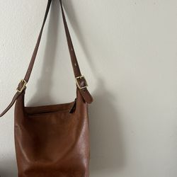 Vintage Coach Large Leather Bag 