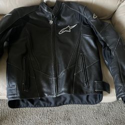 AlpineStars motorcycle Leather Jacket