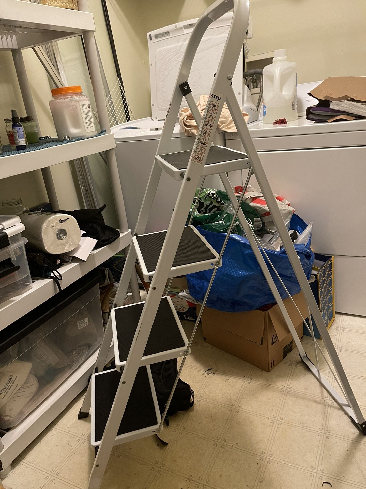 multiple step ladder..