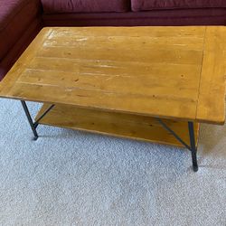 Solid Wood Coffee Table 