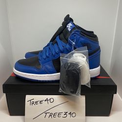 Nike Air Jordan 1 Retro High OG Marina Blue  575441-404  GS size 4Y