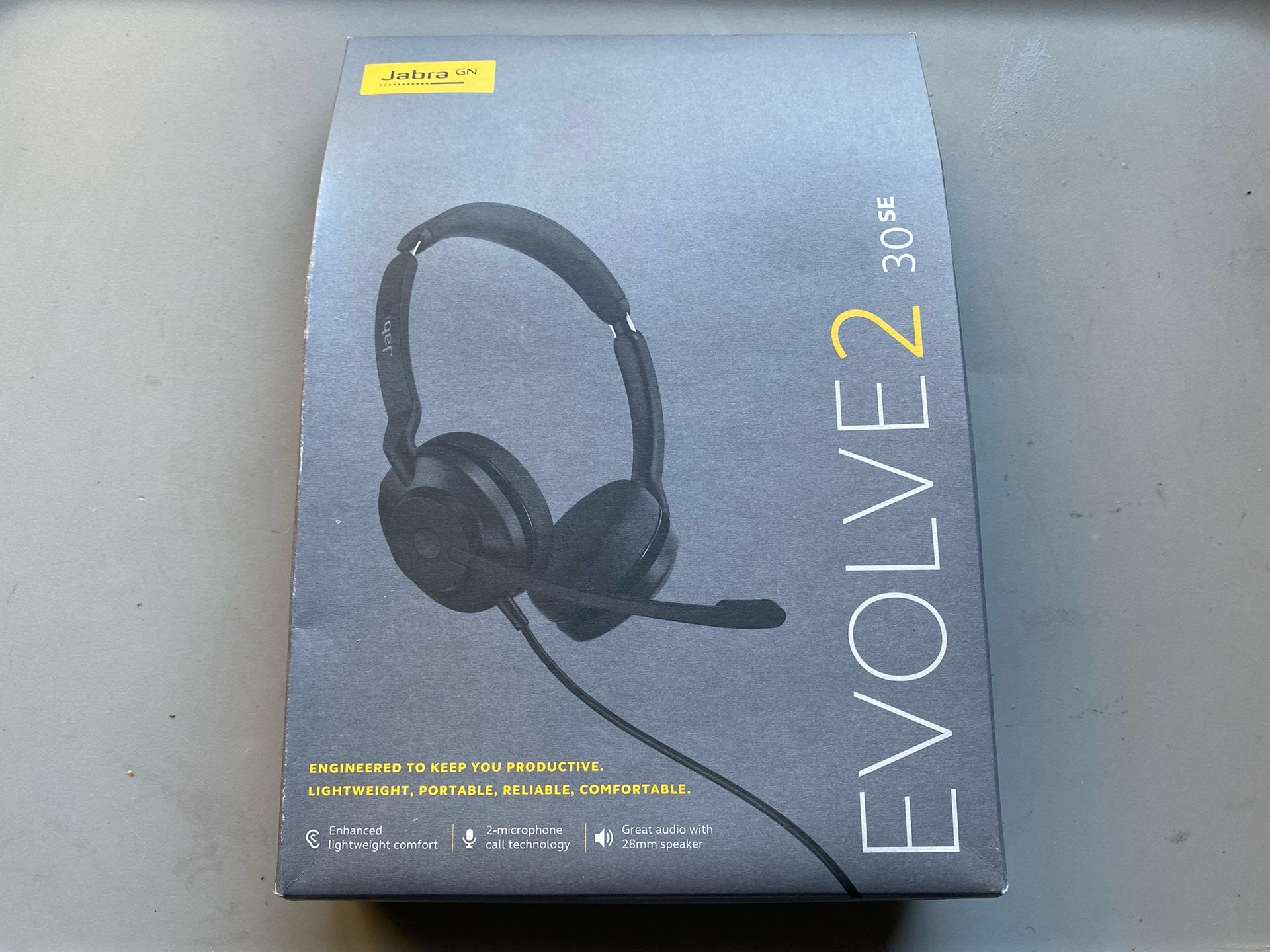 JABRA Evolve2 30 SE Stereo Headset (New)