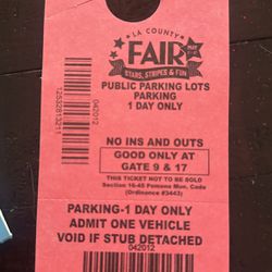 8 Tickets LA County Fair With Parking Pass