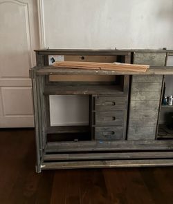 Bunk bed with desk