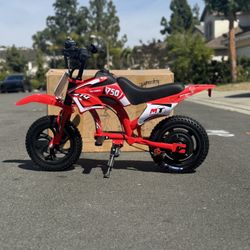 Kids Electric Dirt Bike ⚡ Brand New (Red & Blue) – Limited Offer
