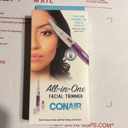 Conair All In One Facial Hair Trimmer Nose And Eyebrows New