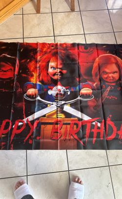 Chuky Birthday Banner
