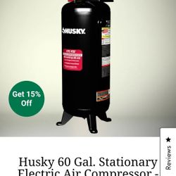 Compressor 227 . 1L /60 Gal 