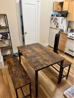 Table and Benches