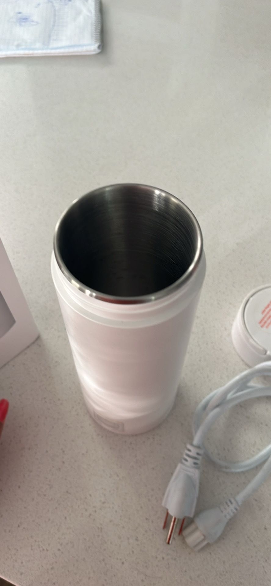 𝗨𝗽𝗴𝗿𝗮𝗱𝗲𝗱 Travel Portable Electric Kettle,380ML Small Mini Coffee Tea Kettle,One Cup Hot Water Maker with Auto Shut-Off,304 Stainless Fast Wate