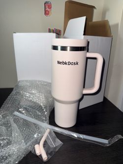 Nebkdask Stainless steel 10 inch cup- Pink