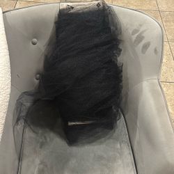 20 yards of black tule