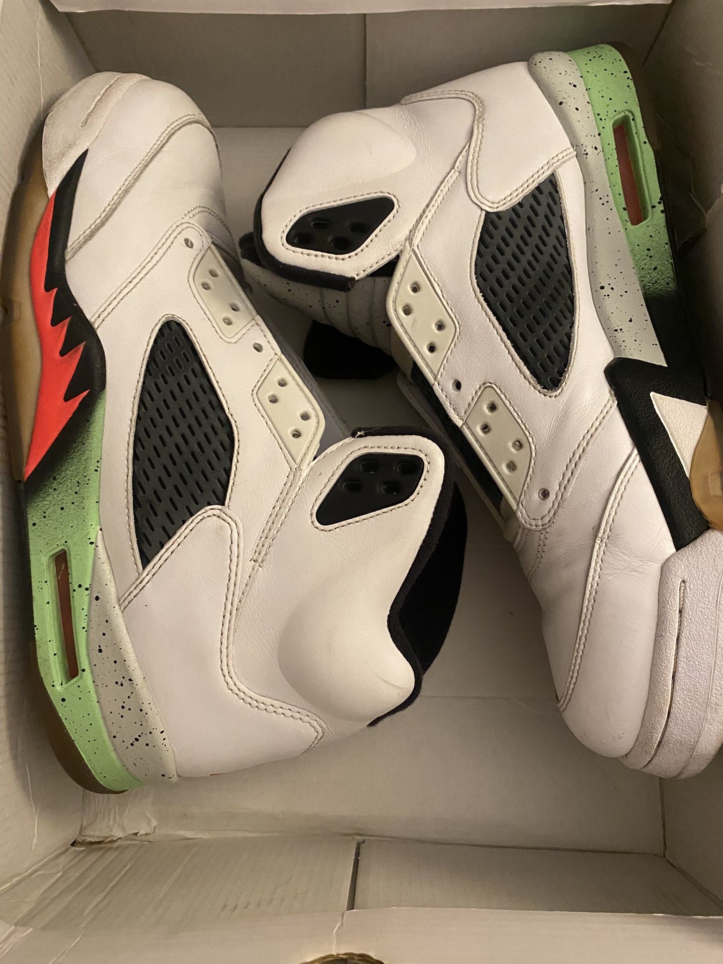 Air Jordan 5 Poison Green/Infrared