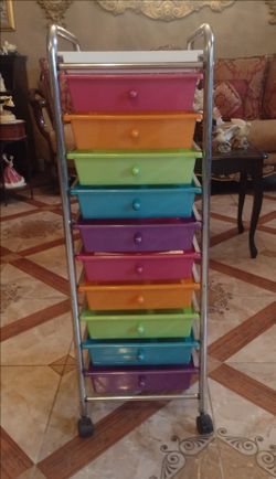 Rainbow 10 - Drawer Rolling Storage Cart