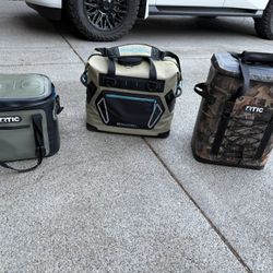 $600+ in Soft Coolers Backpack $200 For All 3 RTIC ENGEL like YETI