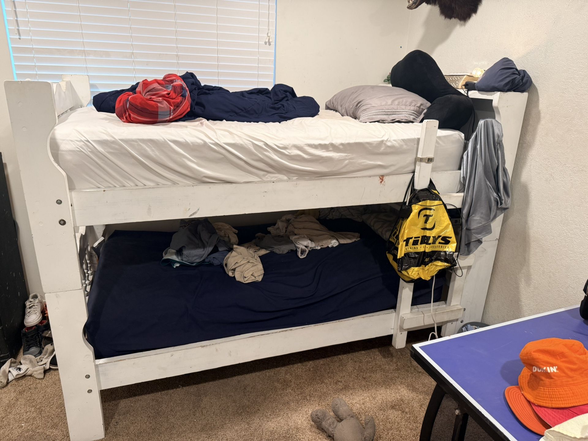 White Bunk Beds