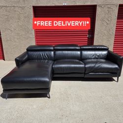 Beautiful Leather Recliner Couch