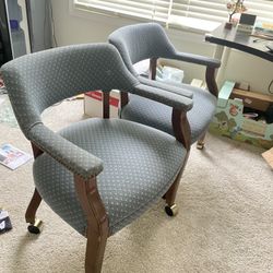 Pair Of Office Chairs 