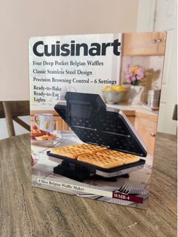 Cuisinart 4-Slice Belgian Waffle Maker (WMB-4) – New in Box! Never Used!