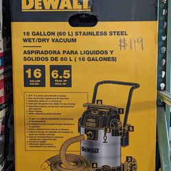 DeWalt 16 Gallon Wet/Dry Vac
