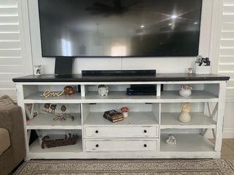 Matching TV Stand + 3 Bar Stools + Dining Table Set