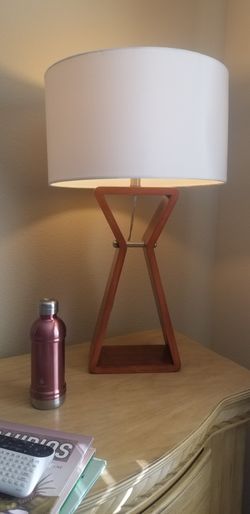 Big nice great quality Barely used wood lamps From Living Spaces