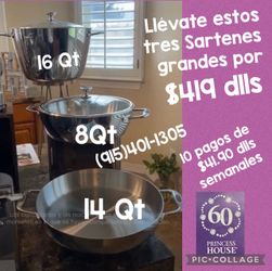 Juegos De Sartenes Grandes Princess House