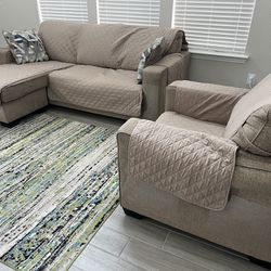 Sofa Chaise Set With Chair